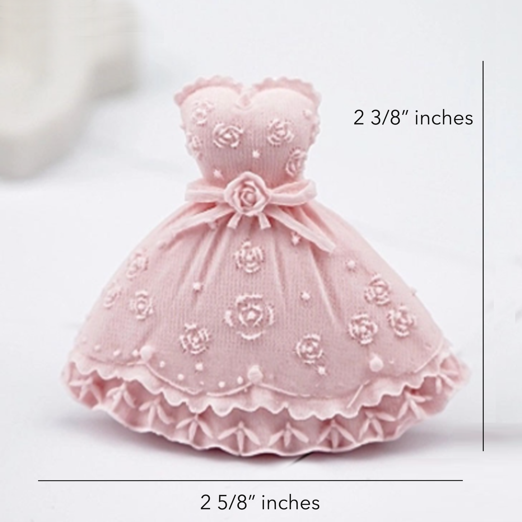 Stampo per fondente a forma di abito da principessa