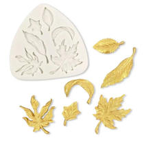 Load image into Gallery viewer, 6 Cavity Assorted Leaves Mold
