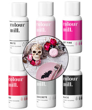 Load image into Gallery viewer, 6 Pack Oil Based Coloring (20ml bottles) Pink Halloween
