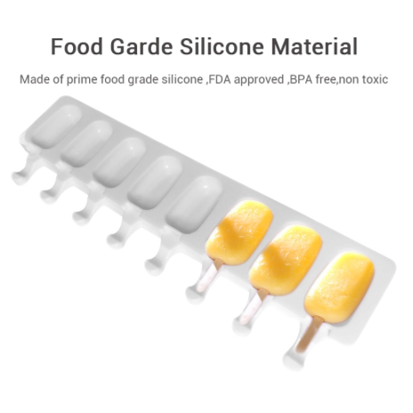 8 Cavity Popsicle Silicone Mold