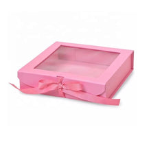 Load image into Gallery viewer, Supply Window Box with Magnetic Closure and Tie Ribbon
