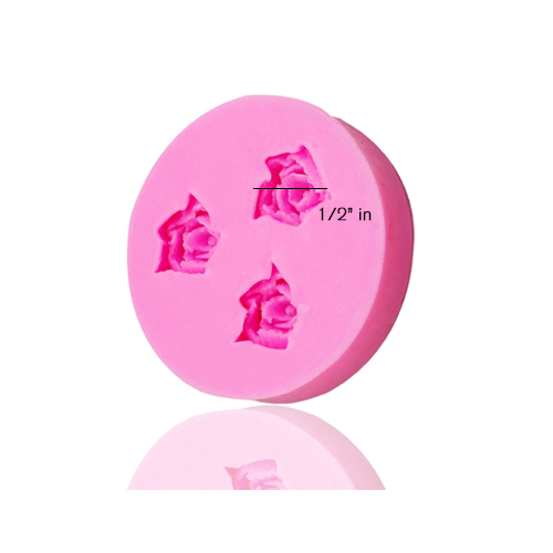 Mini Rose Mold (3 Cavity)