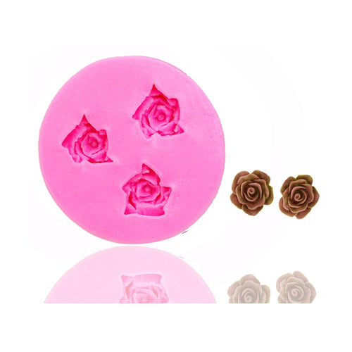 3 Mini Rose Mold