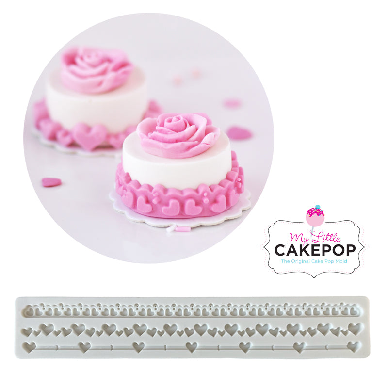 String of Hearts Mold – My Little Cakepop, llc