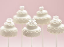 Load image into Gallery viewer, Cake Pop Mold, Wedding Cake
